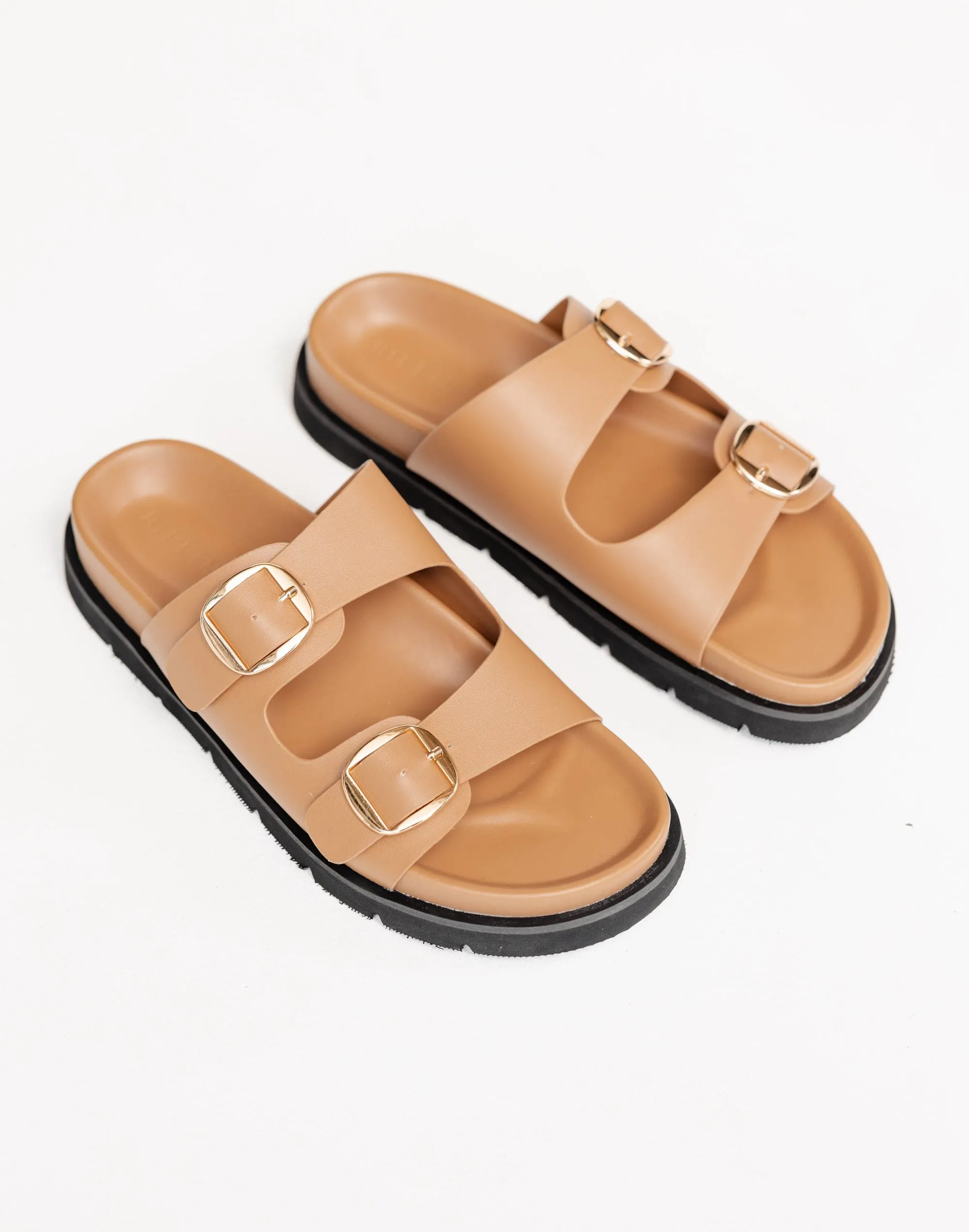 Areli Slides (Light Cashew) - By Billini