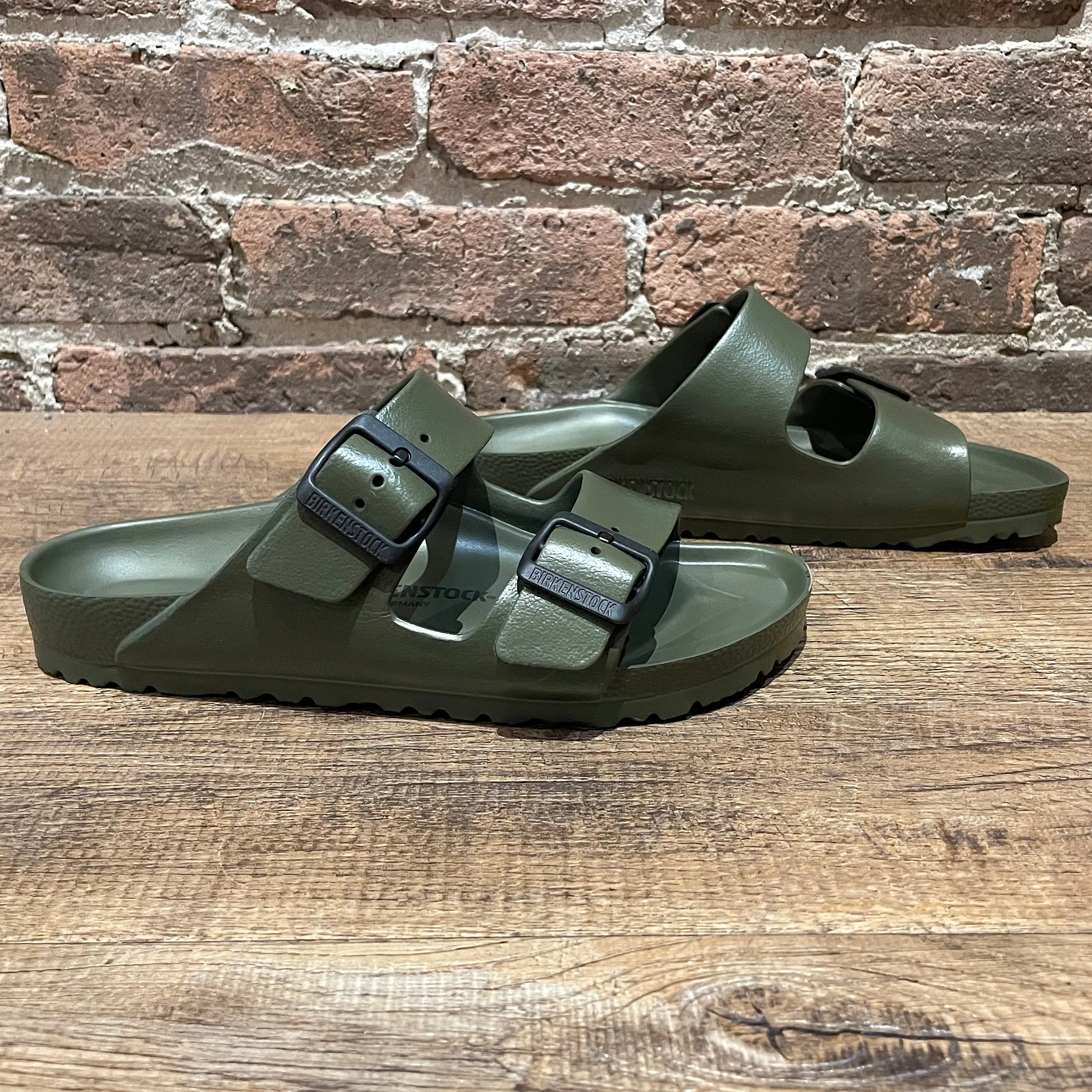 Birkenstock Arizona EVA Khaki-Narrow Width