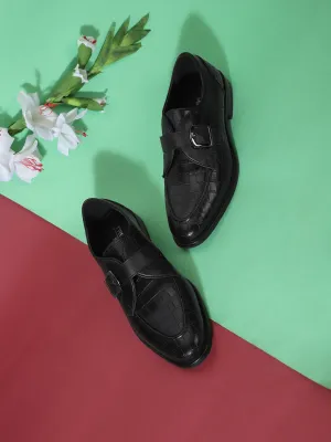 Black Croc PU Men Loafers (TC-SM-5028-BLKCROC)