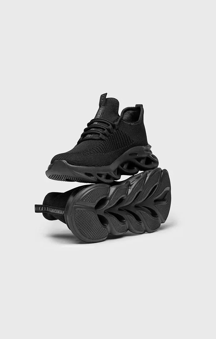 Black Structure Sneakers