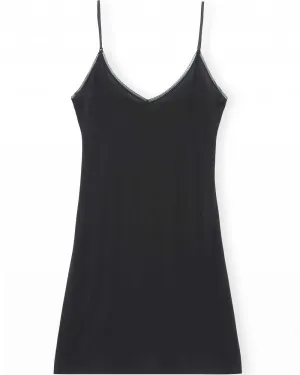 Black Underwear Slip Dress