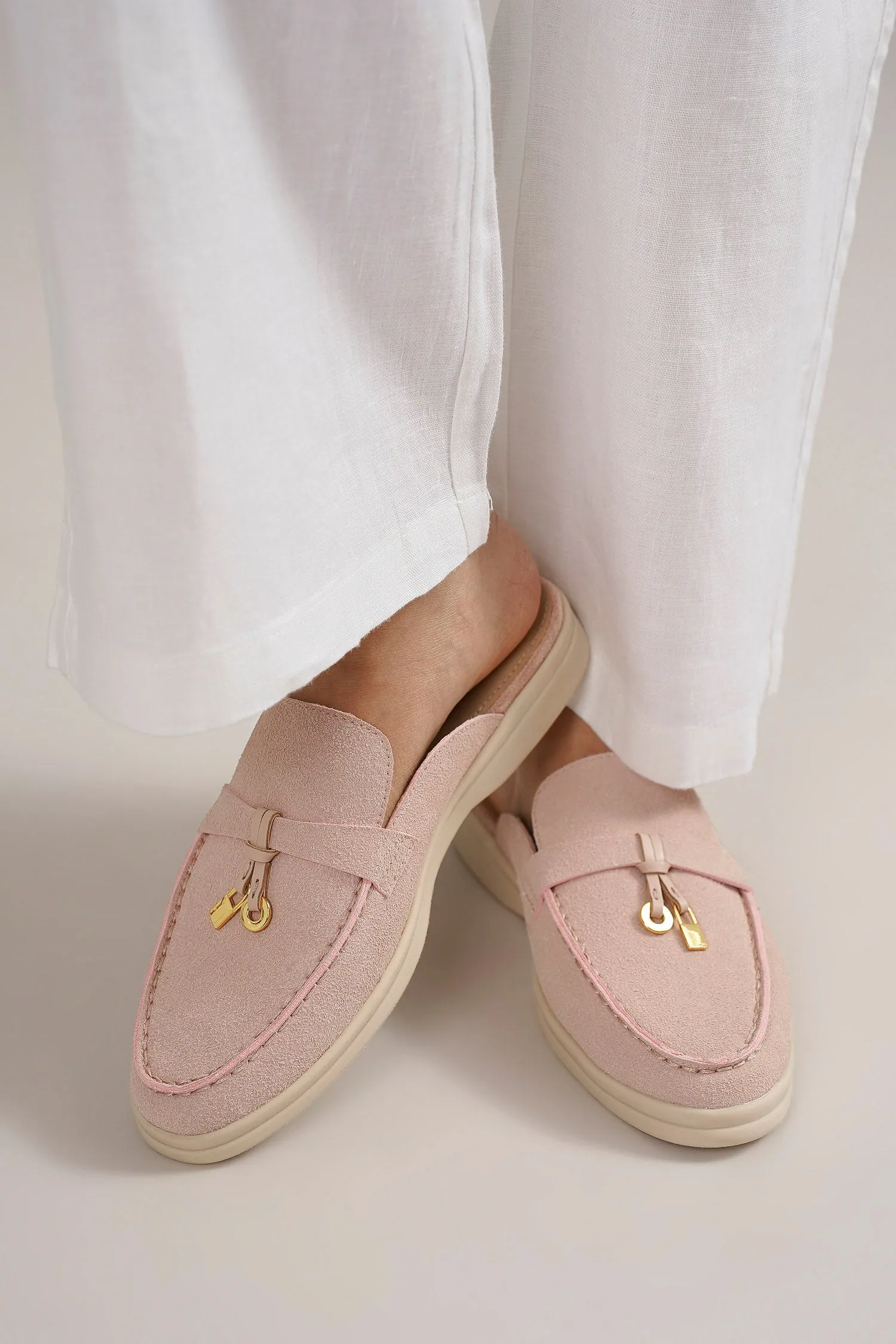 CHARLIE-02 Tassel Mule Loafers