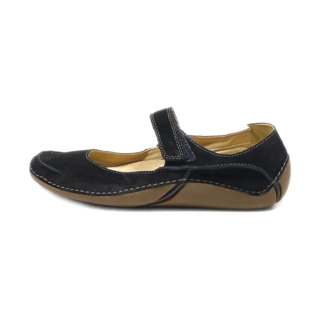 Clarks Active Air Ballerinas Suede Black Colour For Women