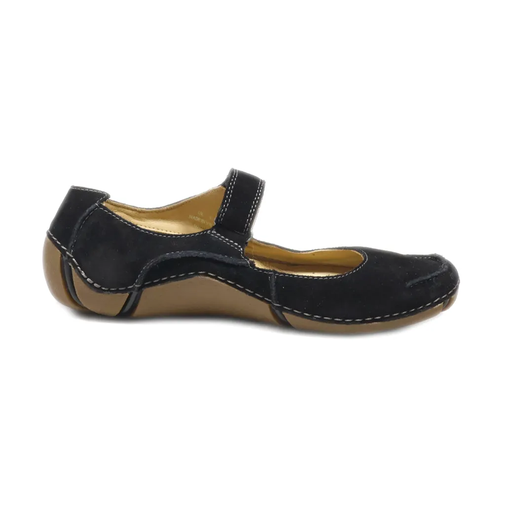 Clarks Active Air Ballerinas Suede Black Colour For Women