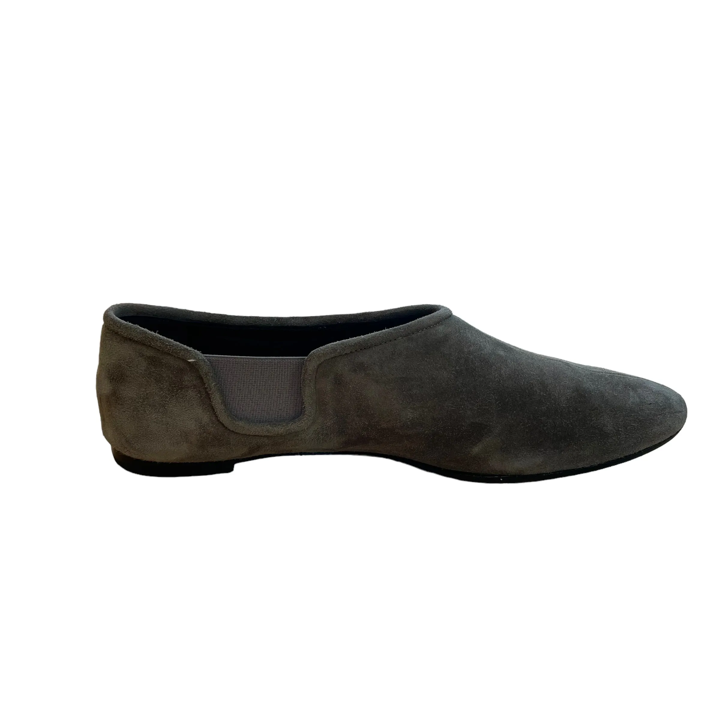 Grey Suede Loafer - 7