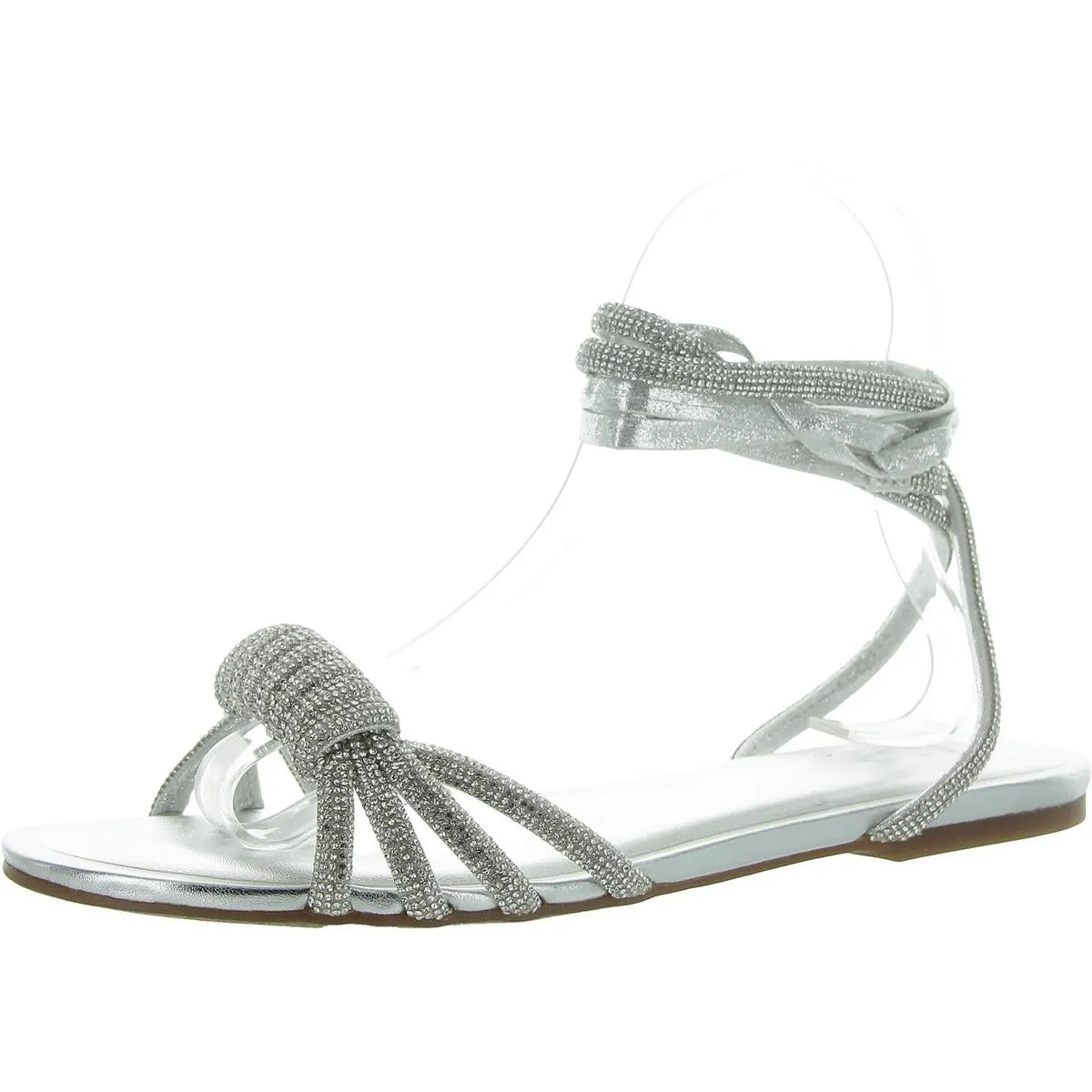 INC Womens Holiston Slip On Strappy Strappy Sandals