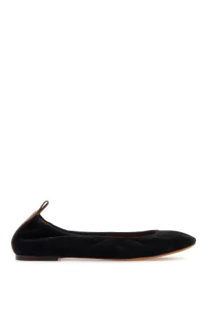 LANVIN suede ballet flats for