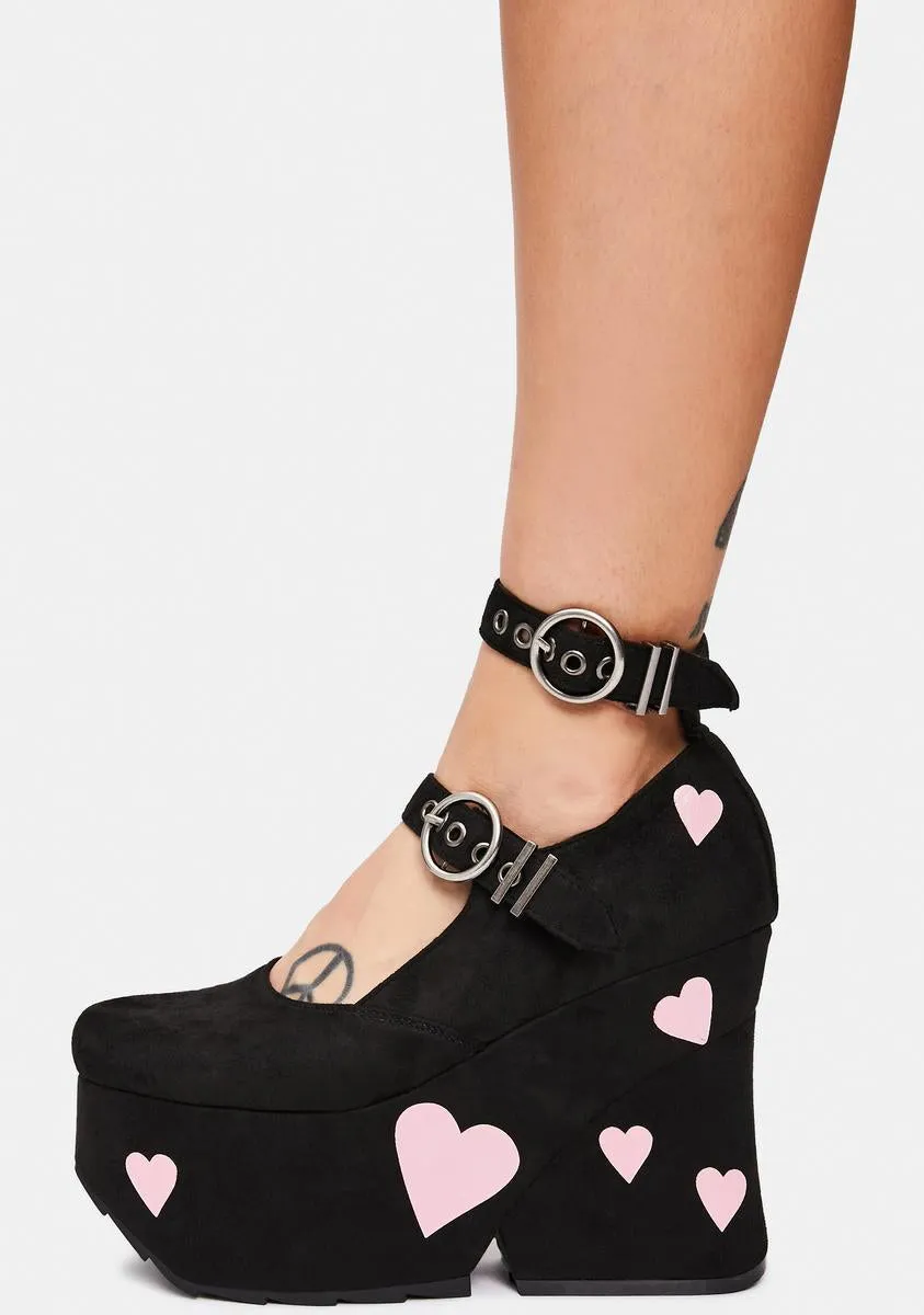 Melt My Heart Chunky Platform Heels