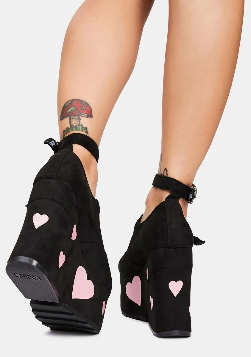 Melt My Heart Chunky Platform Heels