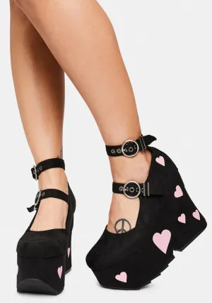 Melt My Heart Chunky Platform Heels