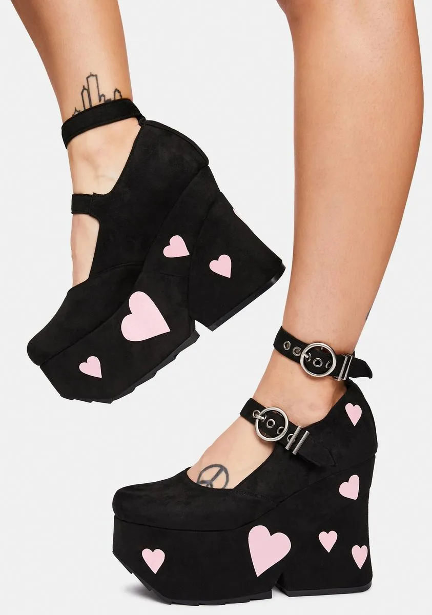 Melt My Heart Chunky Platform Heels