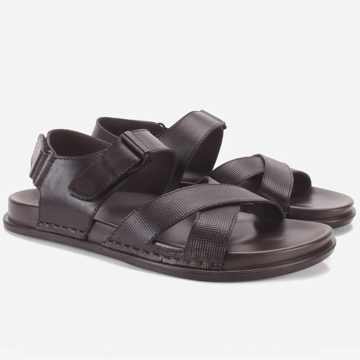 Men's "IRASMO" Leather Open Toe Sandals