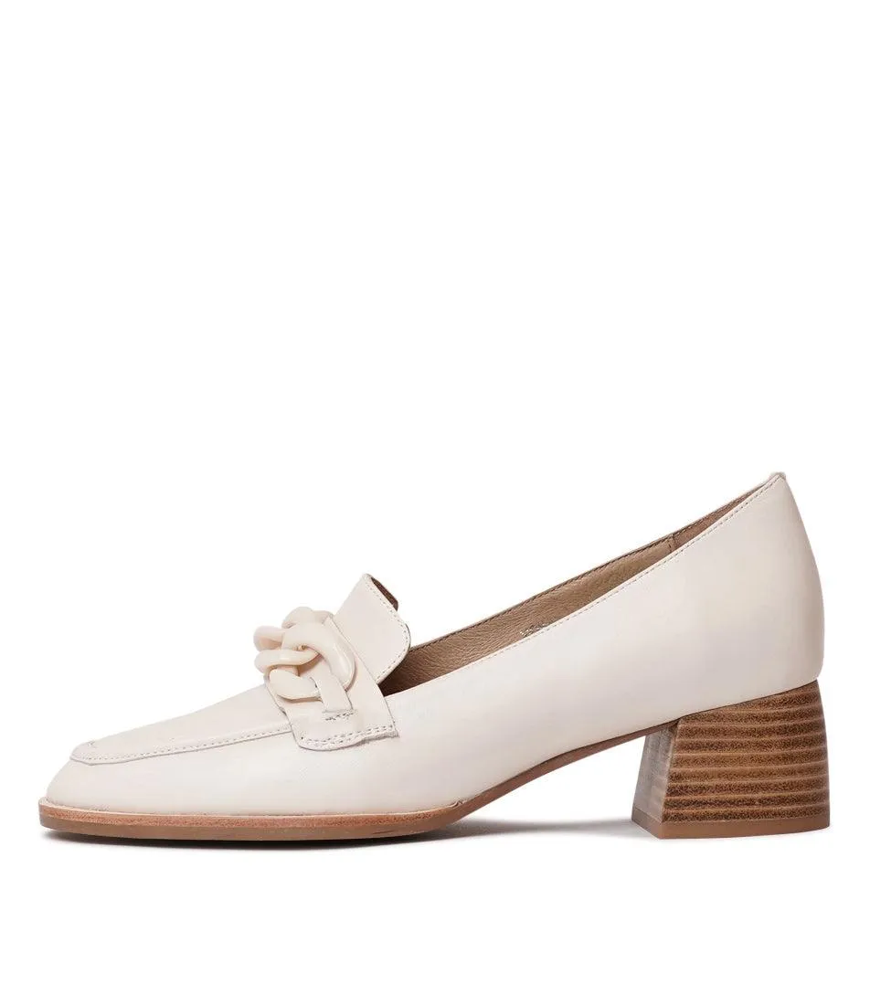 Nomass Creamy Leather Loafers