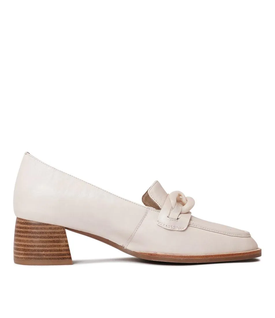 Nomass Creamy Leather Loafers