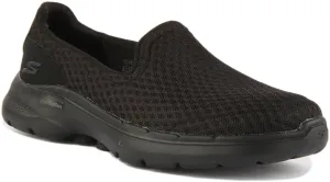 Skechers Go Walk 6 Trainers In Black For Women