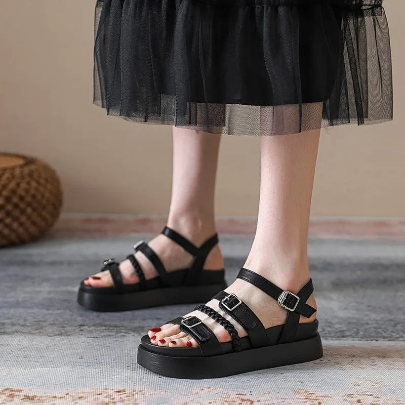 Strappy Platform  Sandals