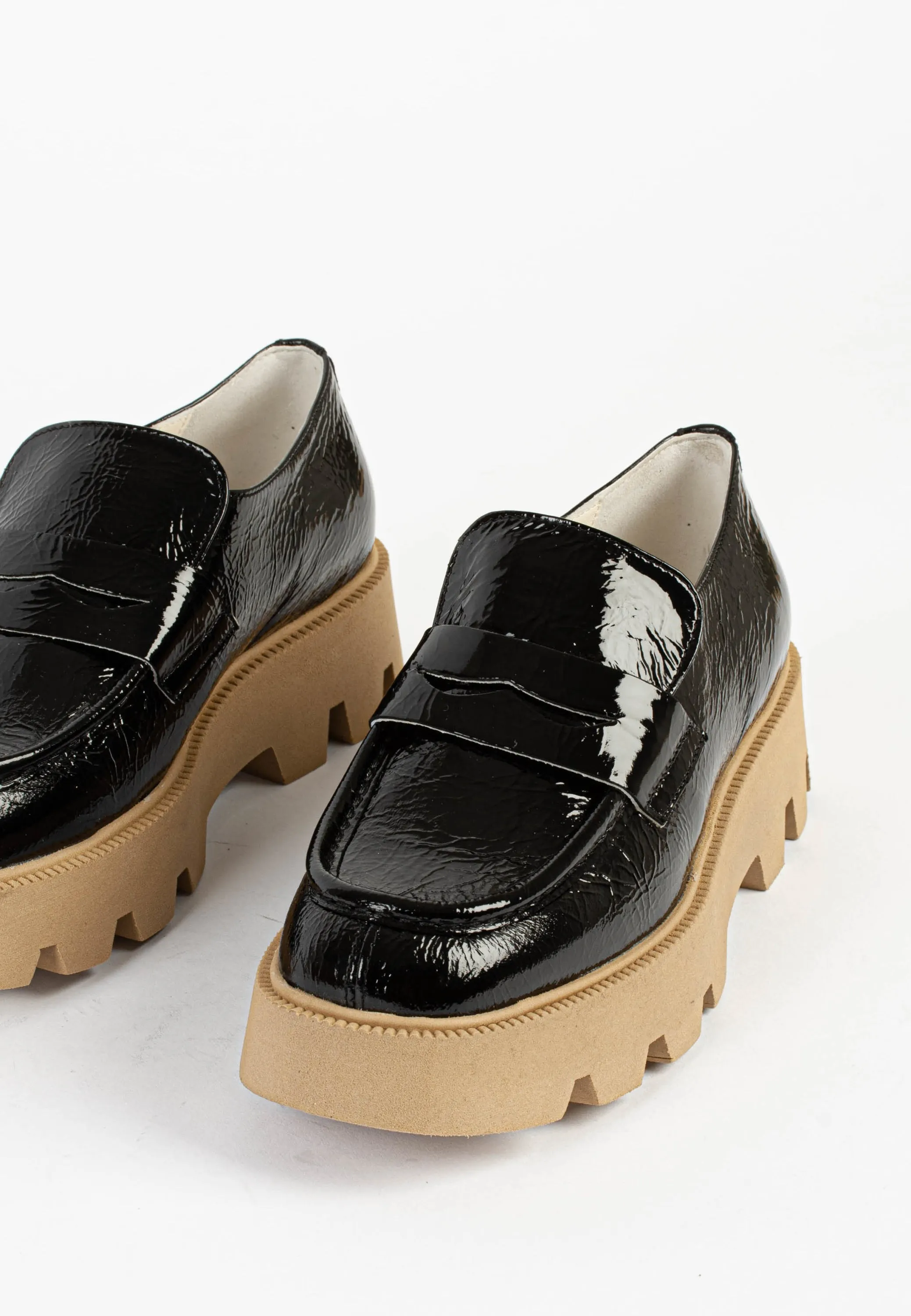 William Black Brown Chunky Loafers